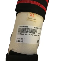 Used Martial Arts Forearm Pads White XL