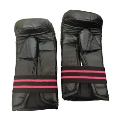 Used Martial Arts Gloves Black YLG