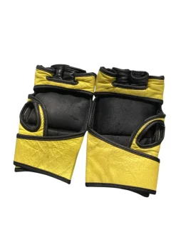 Used Martial Arts Hand Pads Yellow MD