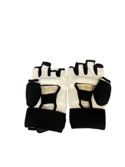 Used Martial Arts Hand Pads Black And White SM