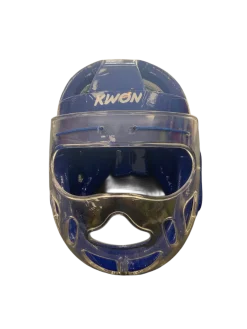 Used Martial Arts Head Gear Royal Blue