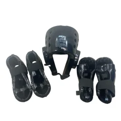 Used Martial Arts Head Gear Black