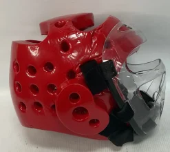 Used Martial Arts Head Gear Red