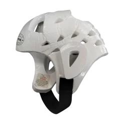 Used Martial Arts Head Gear White YLG