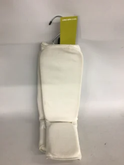 Used Martial Arts Shin Pads White LG