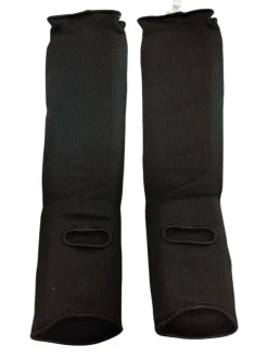 Used Martial Arts Shin Pads Black XL