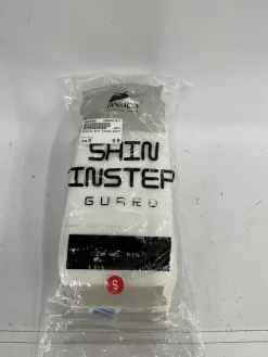 Used Martial Arts Shin Pads White SM