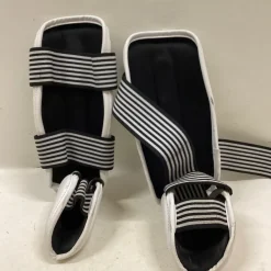 Used Martial Arts Shin Pads White SM