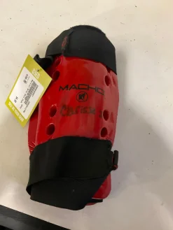 Used Martial Arts Shin Pads Red MD