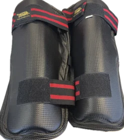 Used Martial Arts Shin Pads Black XL