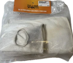 Used Martial Arts Shin Pads White LG