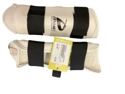 Used Martial Arts Shin Pads White SM