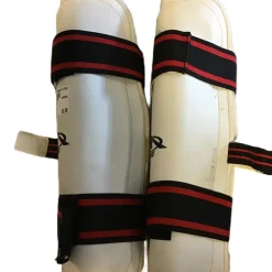 Used Martial Arts Shin Pads White XL