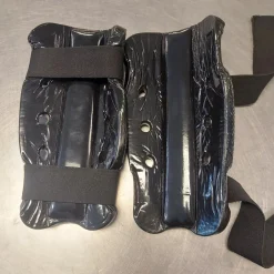 Used Martial Arts Shin Pads Black MD