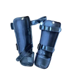 Used Martial Arts Shin Pads Black MD