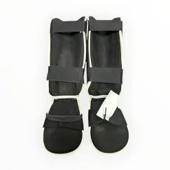 Used Martial Arts Shin Pads Black MD