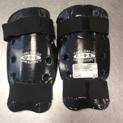 Used Martial Arts Shin Pads Black MD