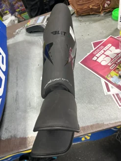 Used Martial Arts Shin Pads Black MD