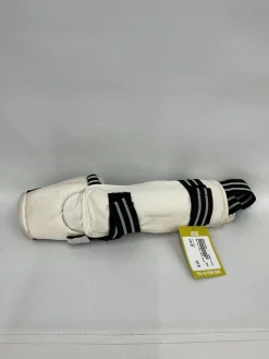 Used Martial Arts Shin Pads White SM