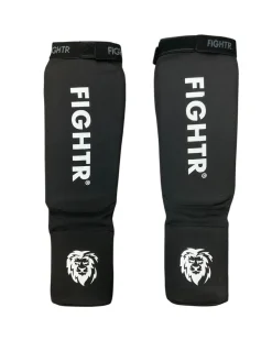 Used Martial Arts Shin Pads Black Senior