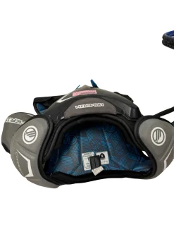 Used Maverik CHARGER 2.0 EKG Youth Lacrosse Shoulder Pads Black SM