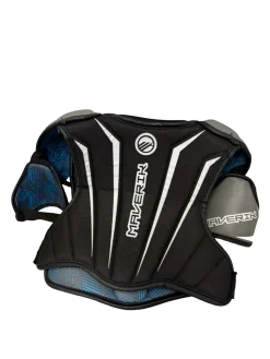 Used Maverik CHARGER 2.0 EKG Youth Lacrosse Shoulder Pads Black SM