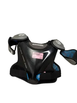 Used Maverik CHARGER 2.0 EKG Youth Lacrosse Shoulder Pads Black SM