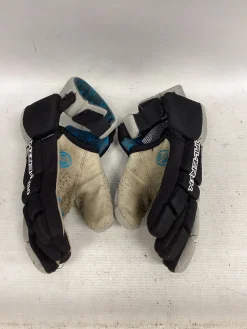Used Maverik CHARGER GLOVES Lacrosse Gloves Mens Black 10"