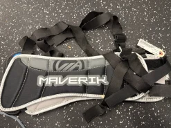 Used Maverik CHARGER Lacrosse Rib Pads Black M/L