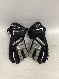 Used Maverik CHARGER Lacrosse Gloves Junior Black 9"