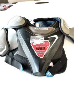 Used Maverik CHARGER Lacrosse Shoulder Pads Black MD