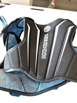 Used Maverik CHARGER Lacrosse Shoulder Pads Black MD