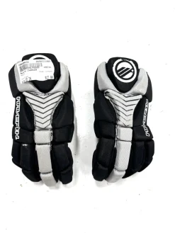 Used Maverik CHARGER Lacrosse Gloves Junior Black 10"