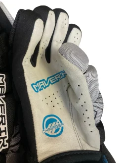 Used Maverik CHARGER Lacrosse Gloves Junior Black 10"