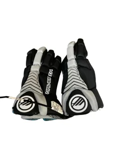 Used Maverik CHARGER Lacrosse Gloves Junior Black 10