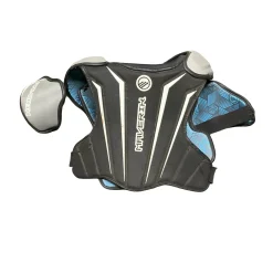 Used Maverik CHARGER Lacrosse Shoulder Pads Grey LG