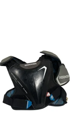 Used Maverik CHARGER Lacrosse Rib Pads Black SM