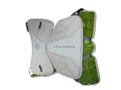 Used Maverik EKG Lacrosse Shoulder Pads White LG