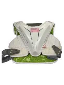 Used Maverik EKG Lacrosse Shoulder Pads White SM