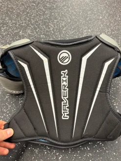 Used Maverik EKG Lacrosse Shoulder Pads Black XS