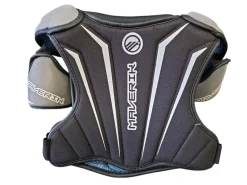 Used Maverik EKG SHOULDER PADS Lacrosse Shoulder Pads Black SM