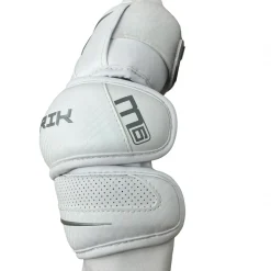 Used Maverik M6 DEMO Lacrosse Arm Pads/Guards White LG