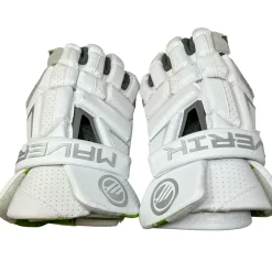 Used Maverik M6 DEMO Lacrosse Gloves Mens White 13"