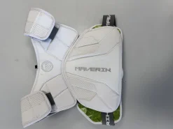 Used Maverik M5 EKG Lacrosse Shoulder Pads White MD