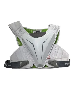 Used Maverik M5 Lacrosse Chest Protector White Youth Large