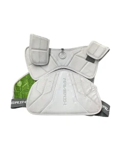 Used Maverik M5 Lacrosse Chest Protector White Youth Large