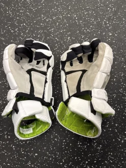 Used Maverik M5 Lacrosse Gloves Mens White 13"