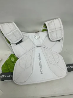 Used Maverik M5 Lacrosse Shoulder Pads White LG