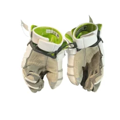 Used Maverik M6 LAX Goalie Gloves M White 13"