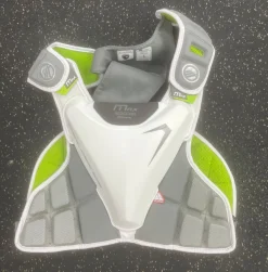 Used Maverik MAX LAX Goalie Chest M White L/XL